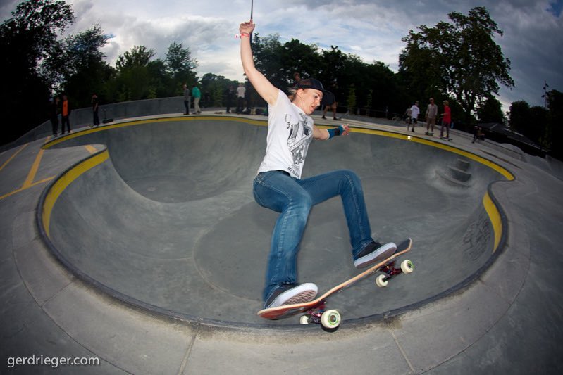 Lenore Sparks shredding the Copenhagen skatepark, 2014 @pickawinner @koloss_skateboards