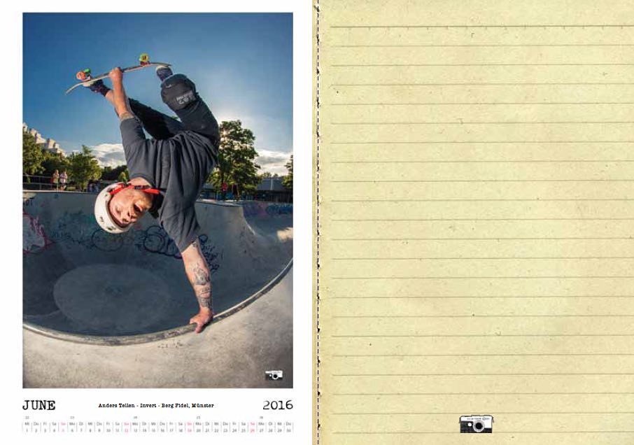 with Anders and a Sadplant at the Bergfidel skatepark as seen in Bailgun Mag issue 21, the notebook calendar issue. @anders_tellen