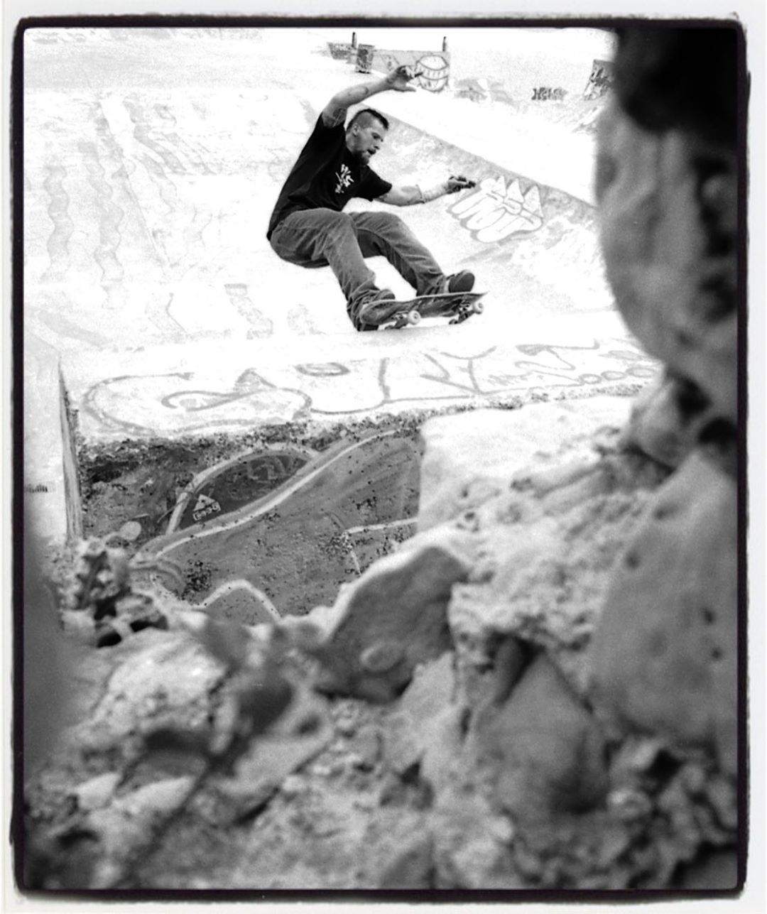 Matt Grabowski grinding the La Kantera 1/4 pipe, 2004. Looking forward to skate La Kantera with everybody in a few hours