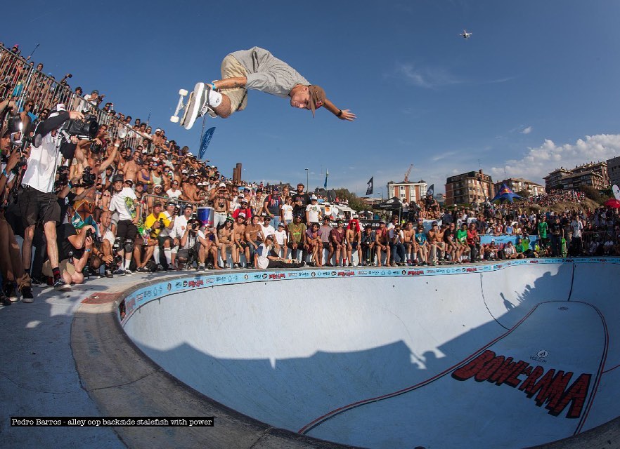 Pedro Barros bs stalefish at the Bowl-a-Rama Contest 2014